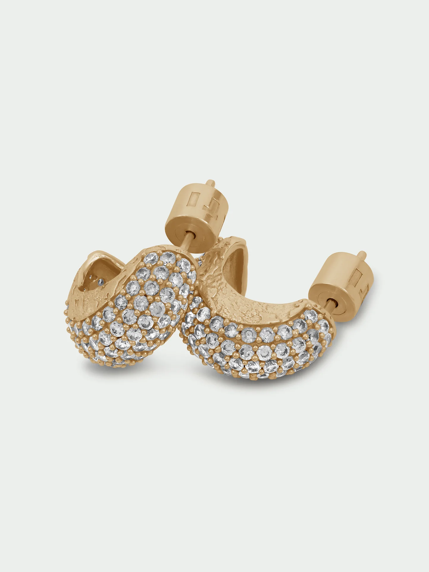 Tutti & Co Glint Earrings Gold EA800G - Image 3