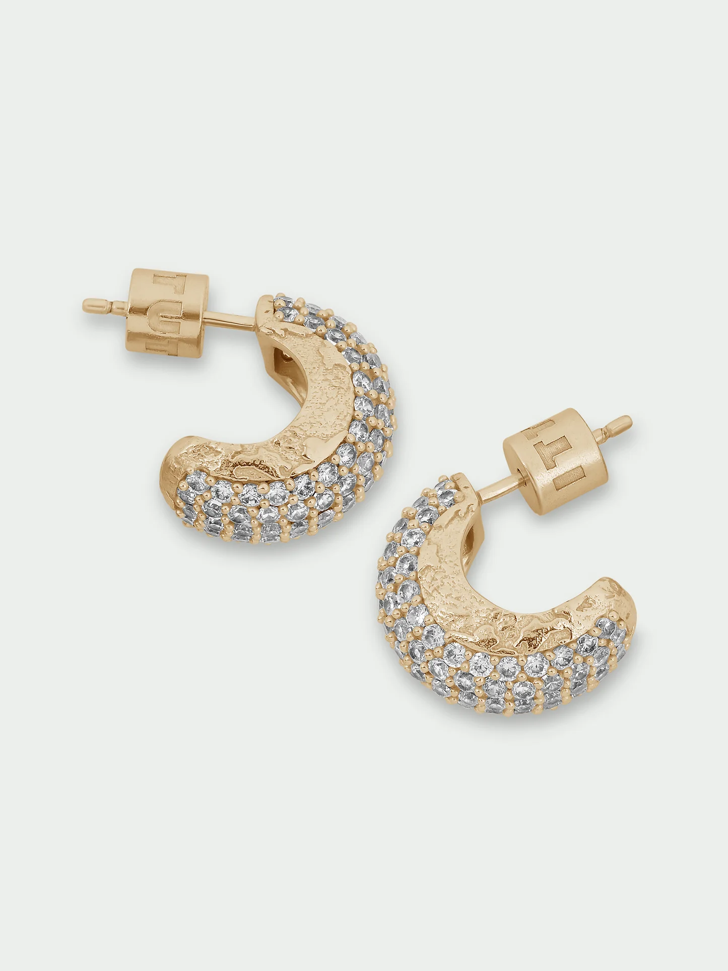 Tutti & Co Glint Earrings Gold EA800G - Image 4