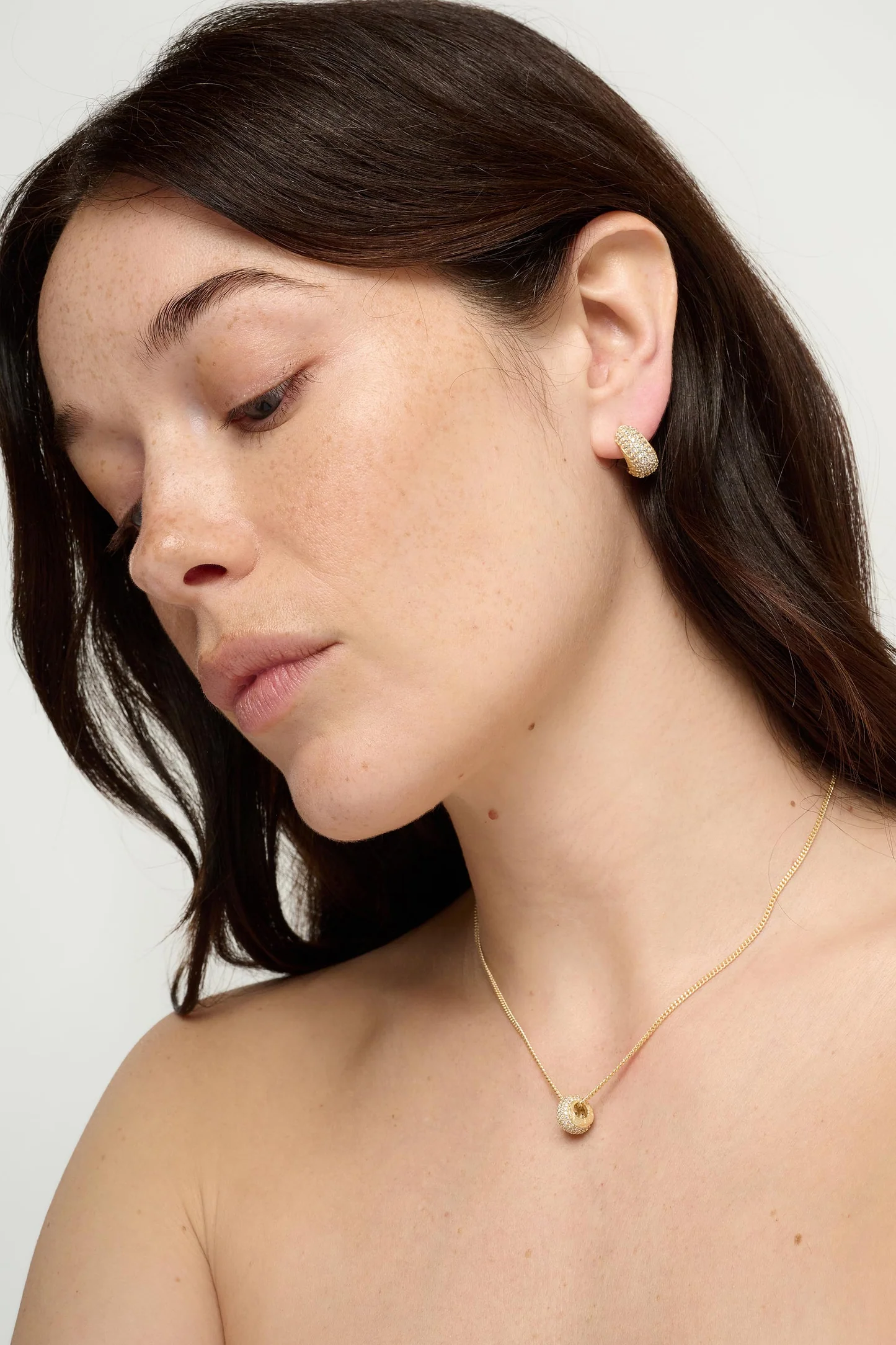 Tutti & Co Glint Earrings Gold EA800G - Image 5