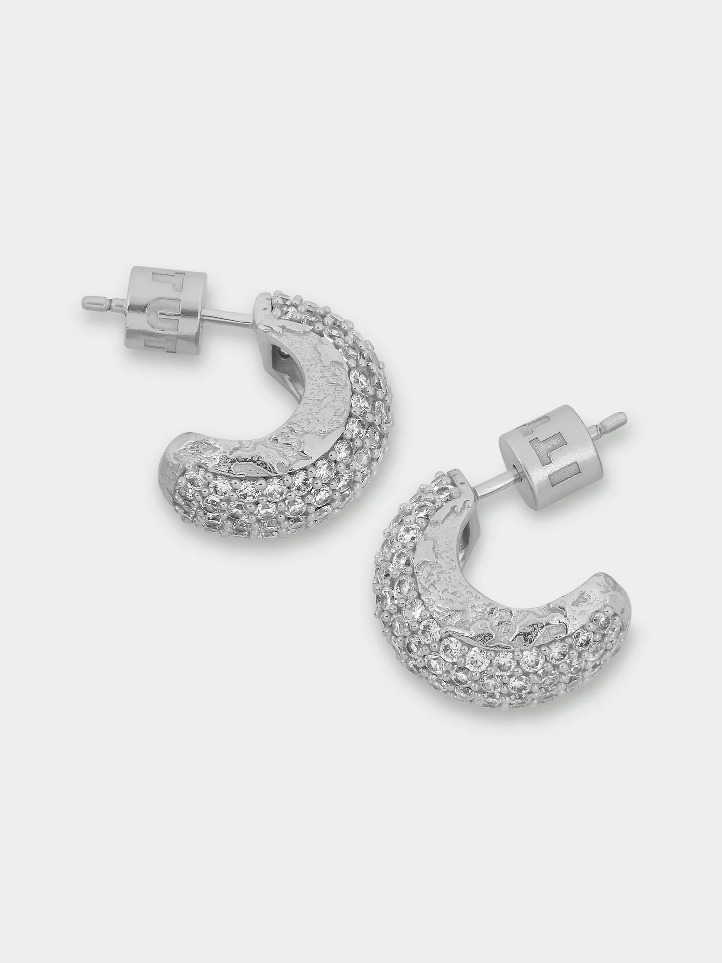 Tutti & Co Glint Earrings Silver EA800S - Image 4