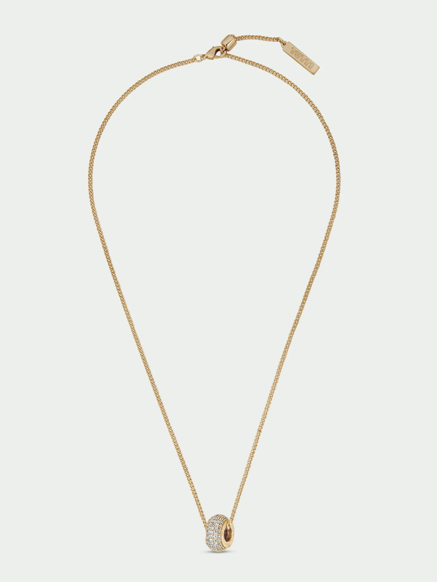 Tutti & Co Glint Necklace Gold NE835G - Image 3