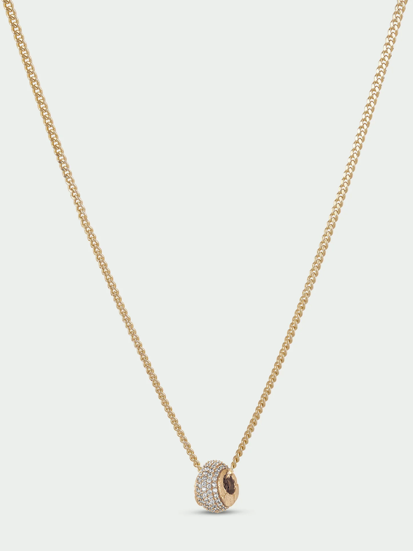 Tutti & Co Glint Necklace Gold NE835G - Image 4