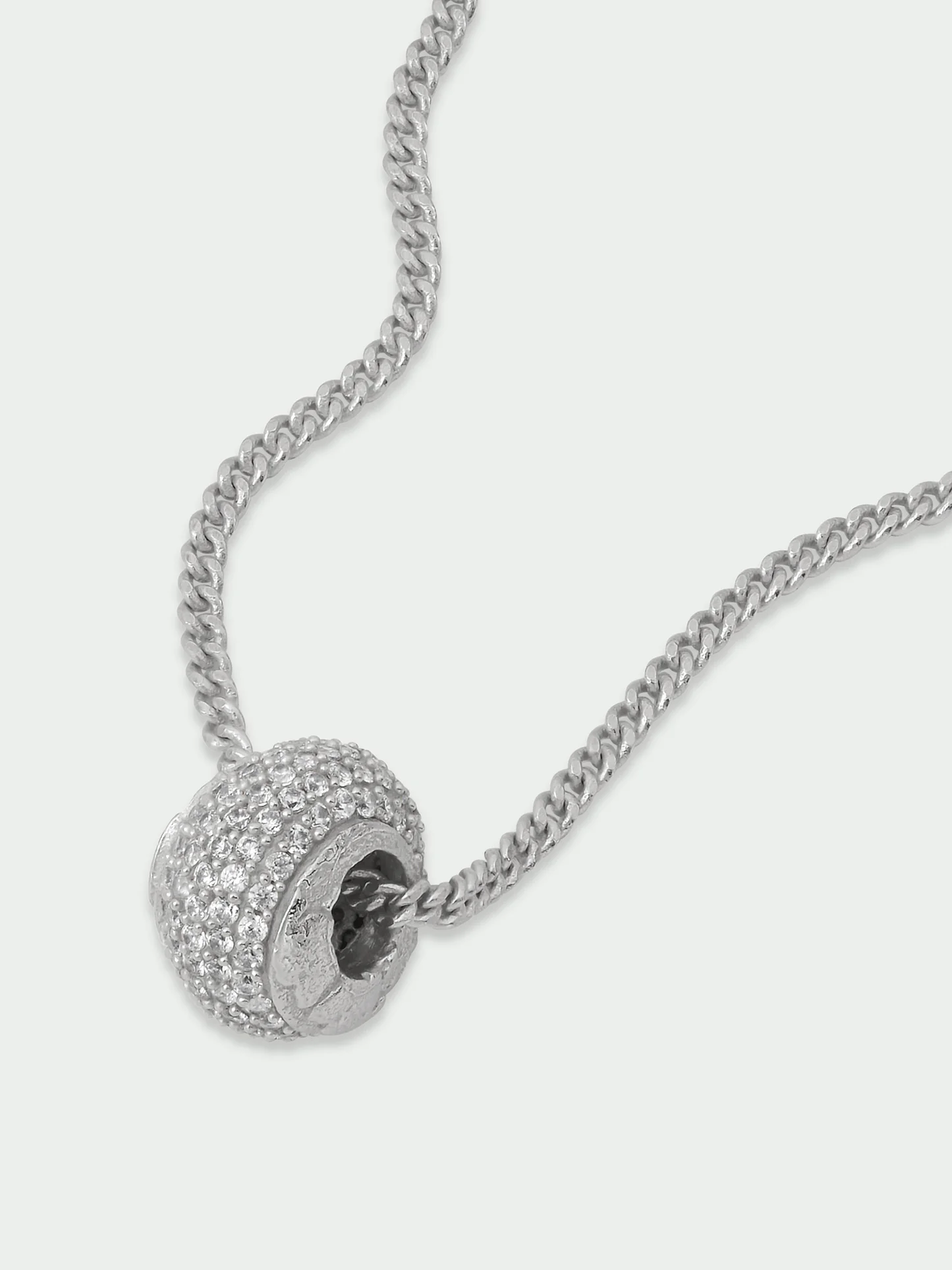Tutti & Co Glint Necklace Silver NE835S