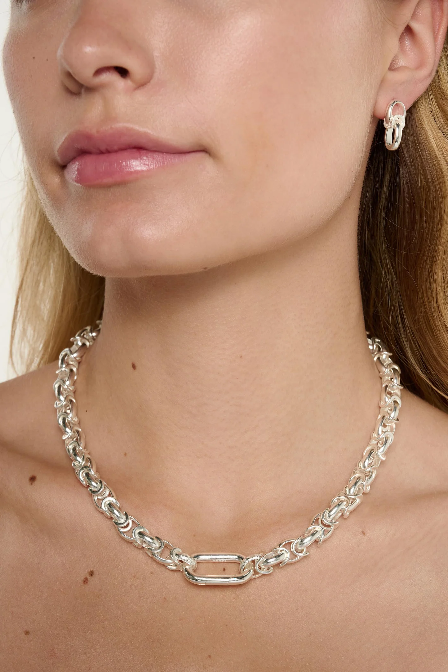 Tutti & Co Haze Necklace Silver NE826S - Image 3