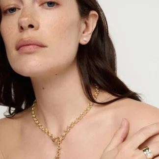 Tutti at Gifted Boston Spa - Iris Necklace Gold NE833G