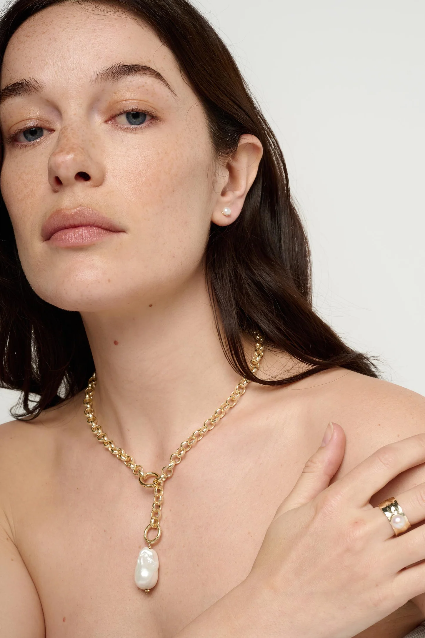Tutti at Gifted Boston Spa - Iris Necklace Gold NE833G