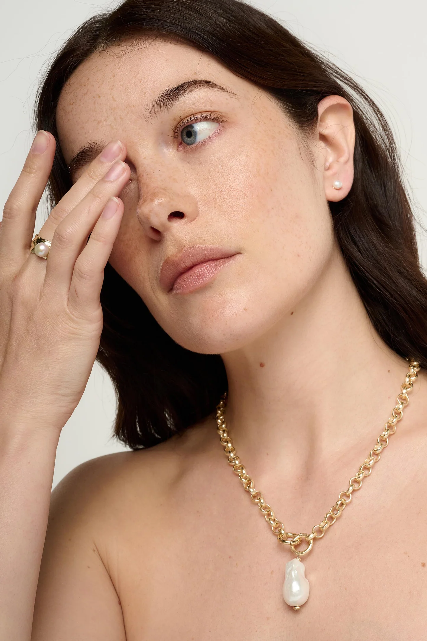Tutti & Co Iris Necklace Gold NE833G - Image 5