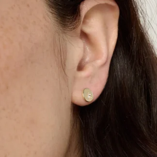 Tutti & Co Luna Earrings Gold EA806G