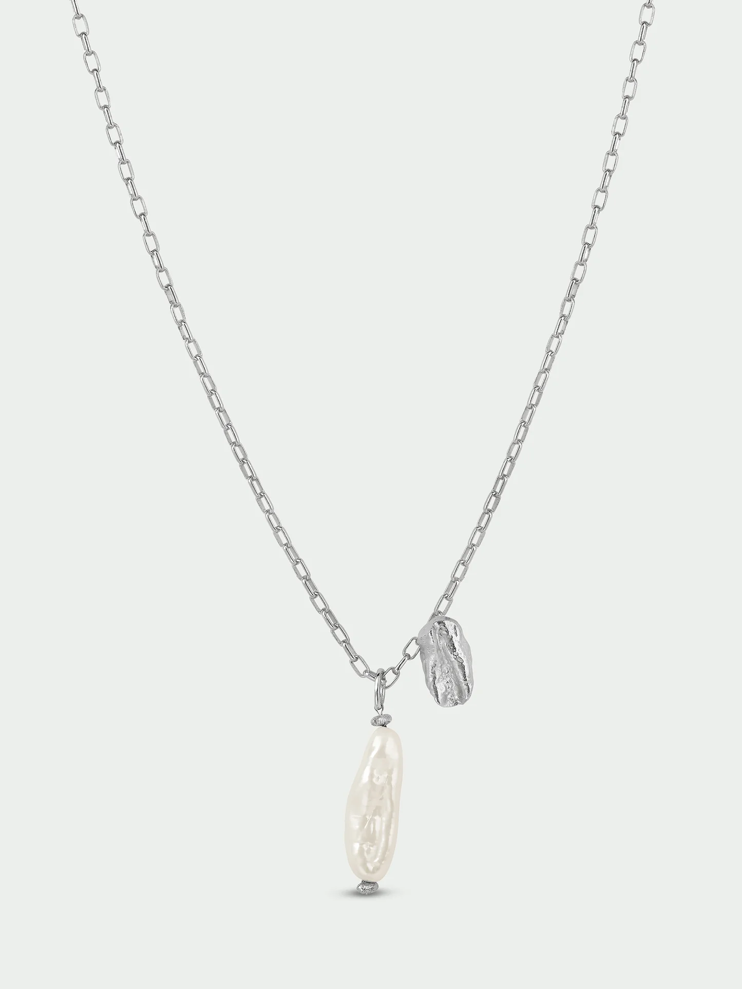 Tutti & Co Restore Necklace Silver NE837S - Image 2