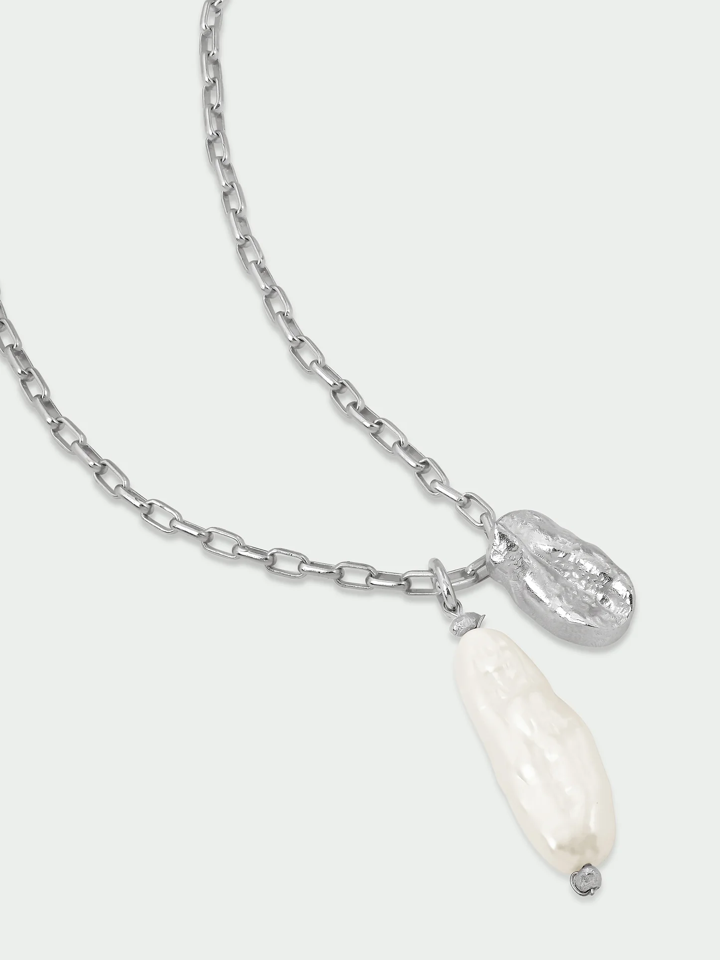 Tutti & Co Restore Necklace Silver NE837S - Image 4