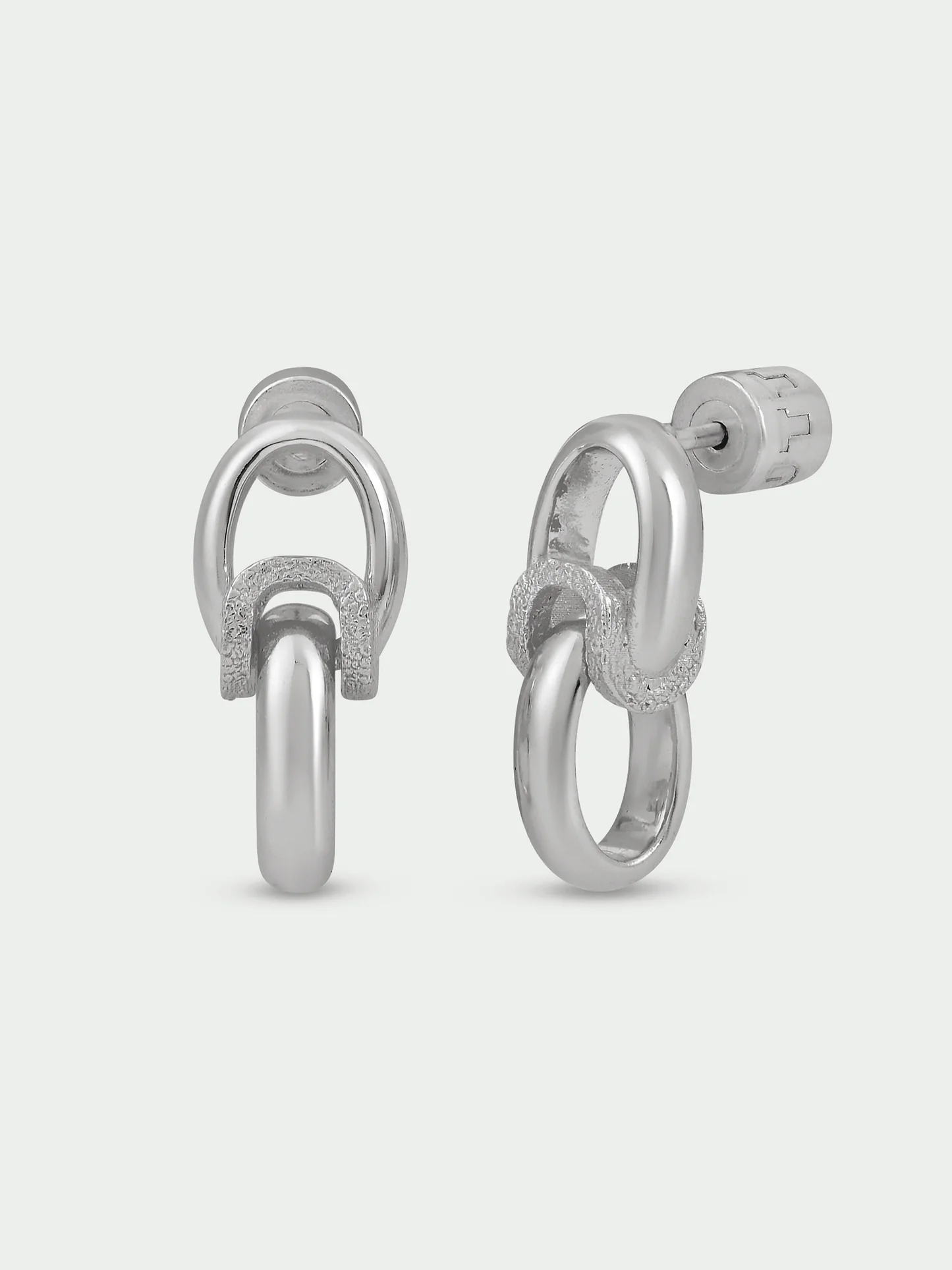 Tutti & Co Scope Earrings Silver EA792S - Image 2