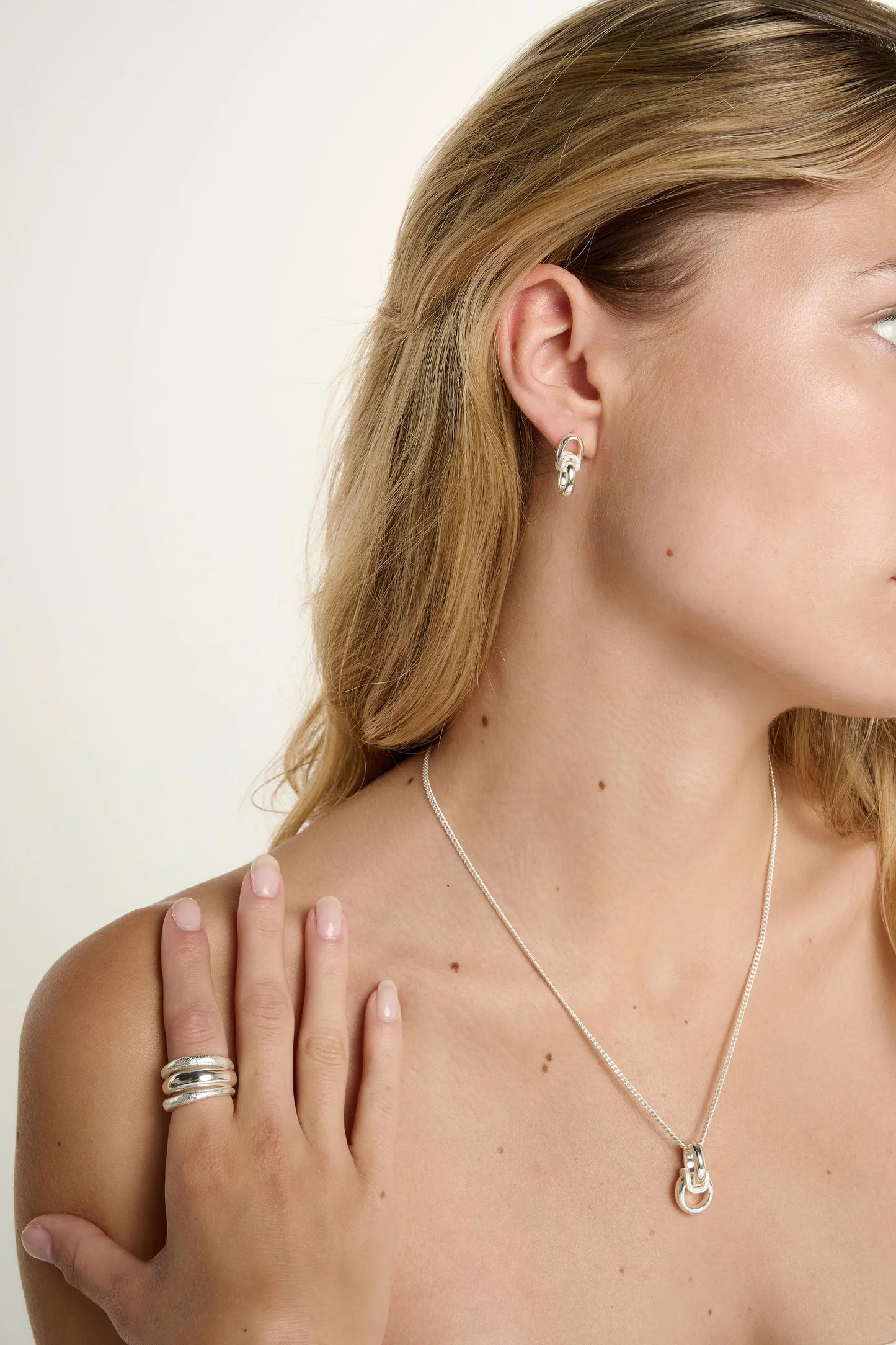 Tutti & Co Scope Earrings Silver EA792S - Image 4