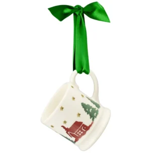 Emma Bridgewater Christmas Cabin Tiny Mug Boxed