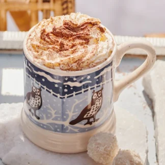 Emma Bridgewater at Gifted Boston Spa - Christmas Icons Owl 1/2 Pint Mug