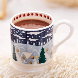 Emma Bridgewater at Gifted Boston Spa - Christmas Icons Winter Village 1/2 Pint Mug