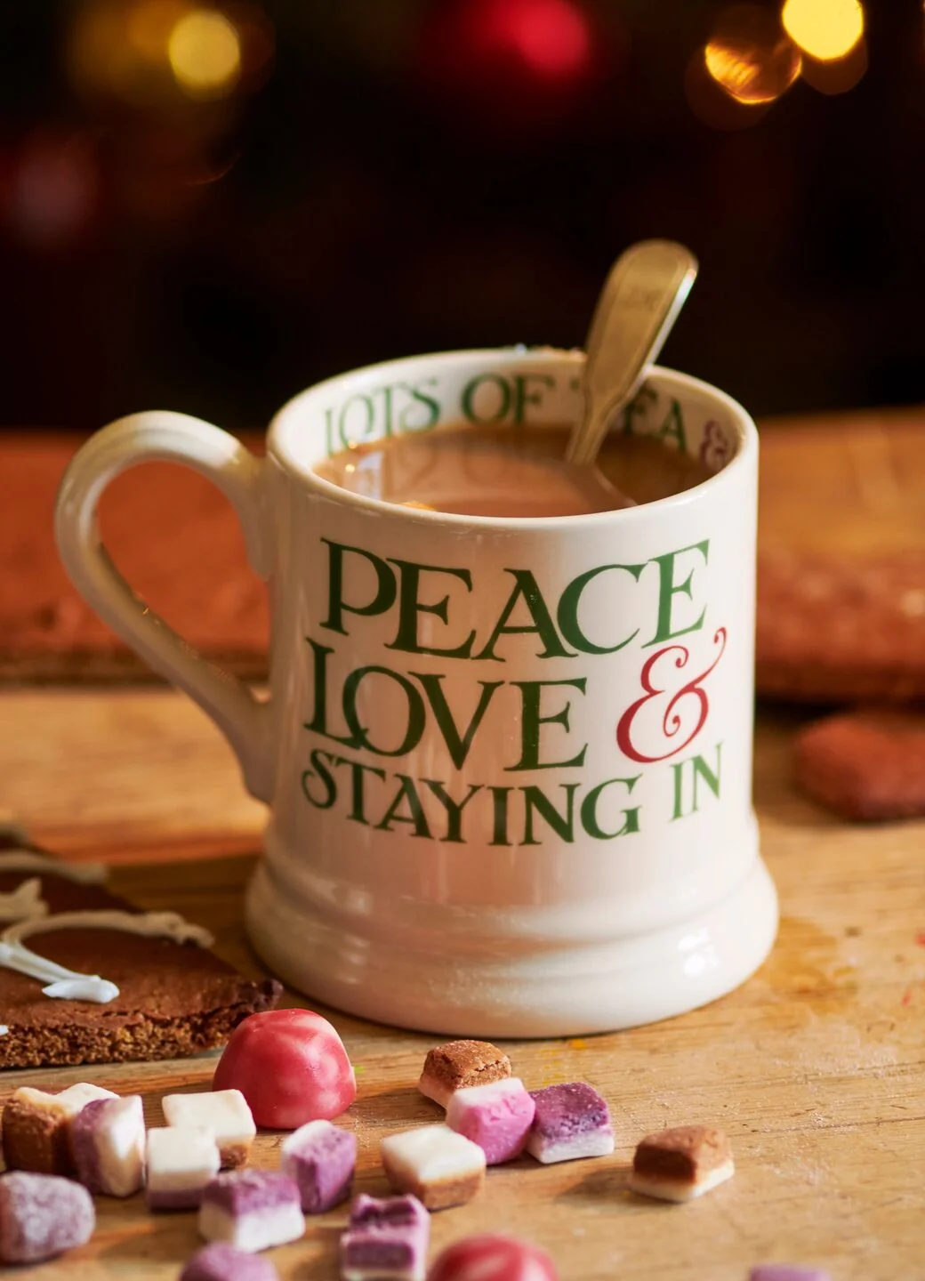 Emma Bridgewater at Gifted Boston Spa - Christmas Toast Marmalade Warm and Cosy 1/2 Pint Mug
