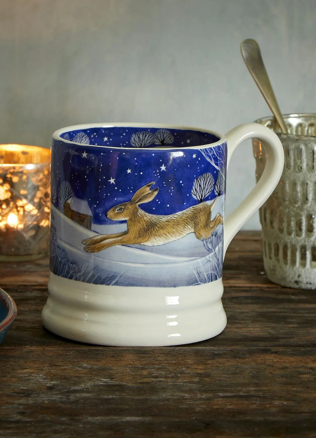 Emma Bridgewater at Gifted Boston Spa - Midnight Hare 1/2 Pint Mug