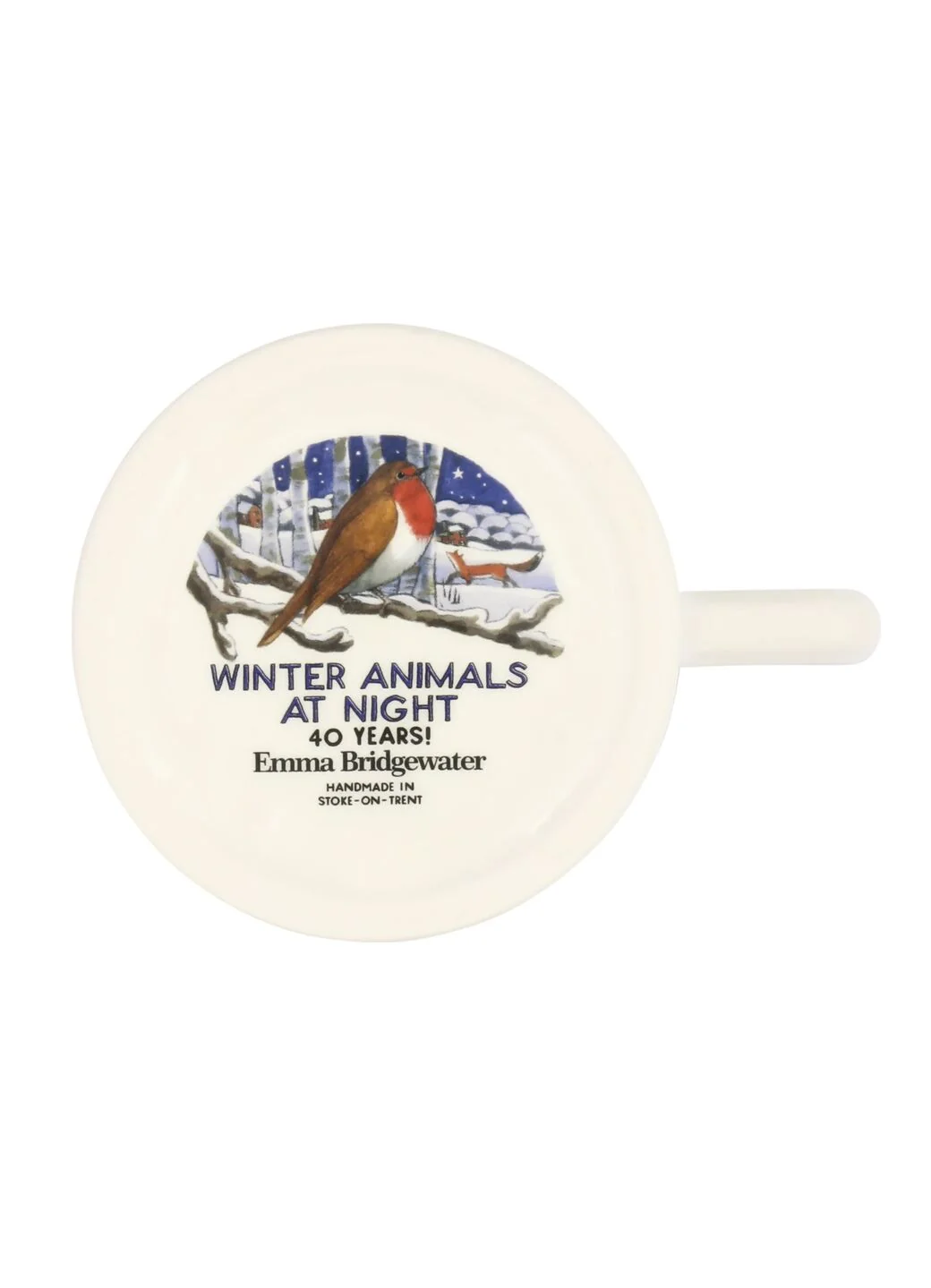 Emma Bridgewater Midnight Robin 1/2 Pint Mug - Image 6