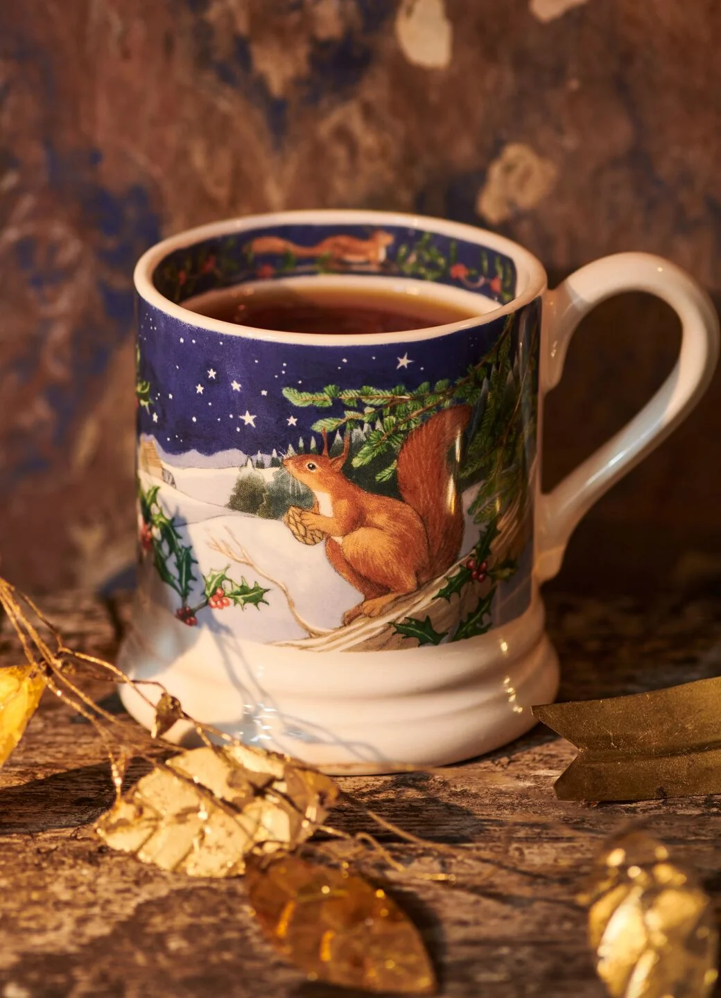 Emma Bridgewater at Gifted Boston Spa - Midnight Squirrel 1/2 Pint Mug