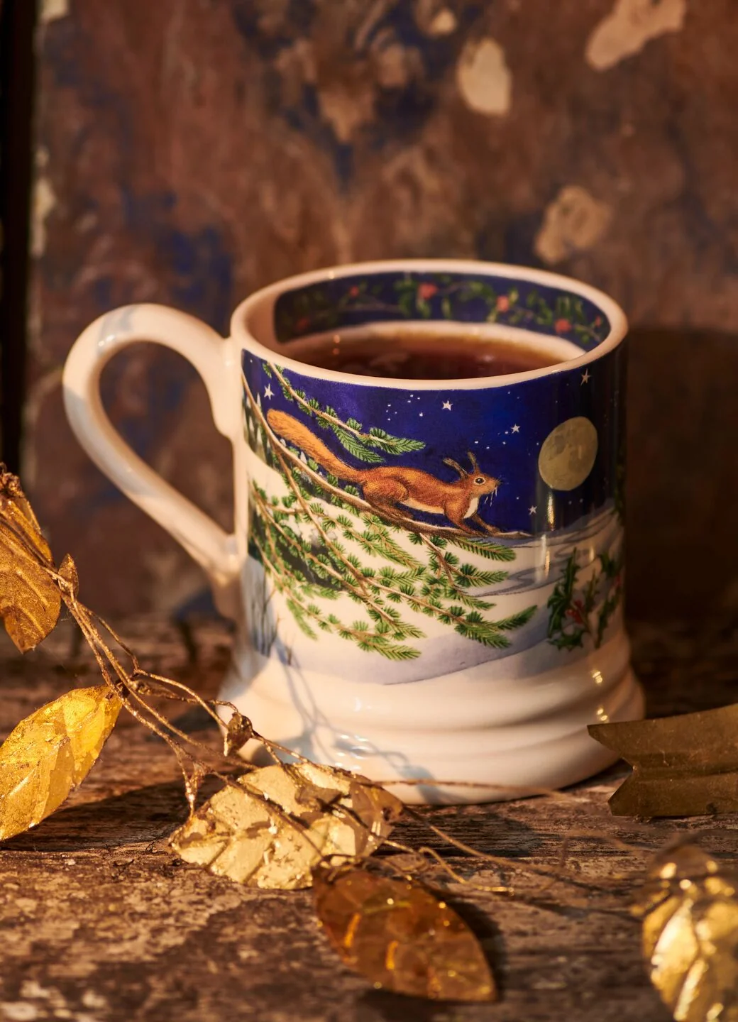 Emma Bridgewater Midnight Squirrel 1/2 Pint Mug - Image 2