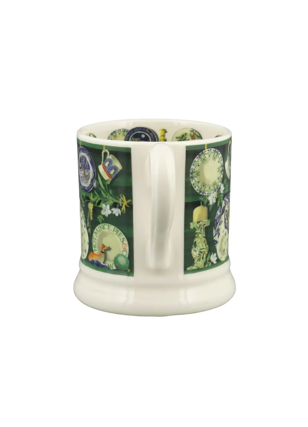 Emma Bridgewater Green Christmas Dresser 1/2 Pint Mug - Image 5