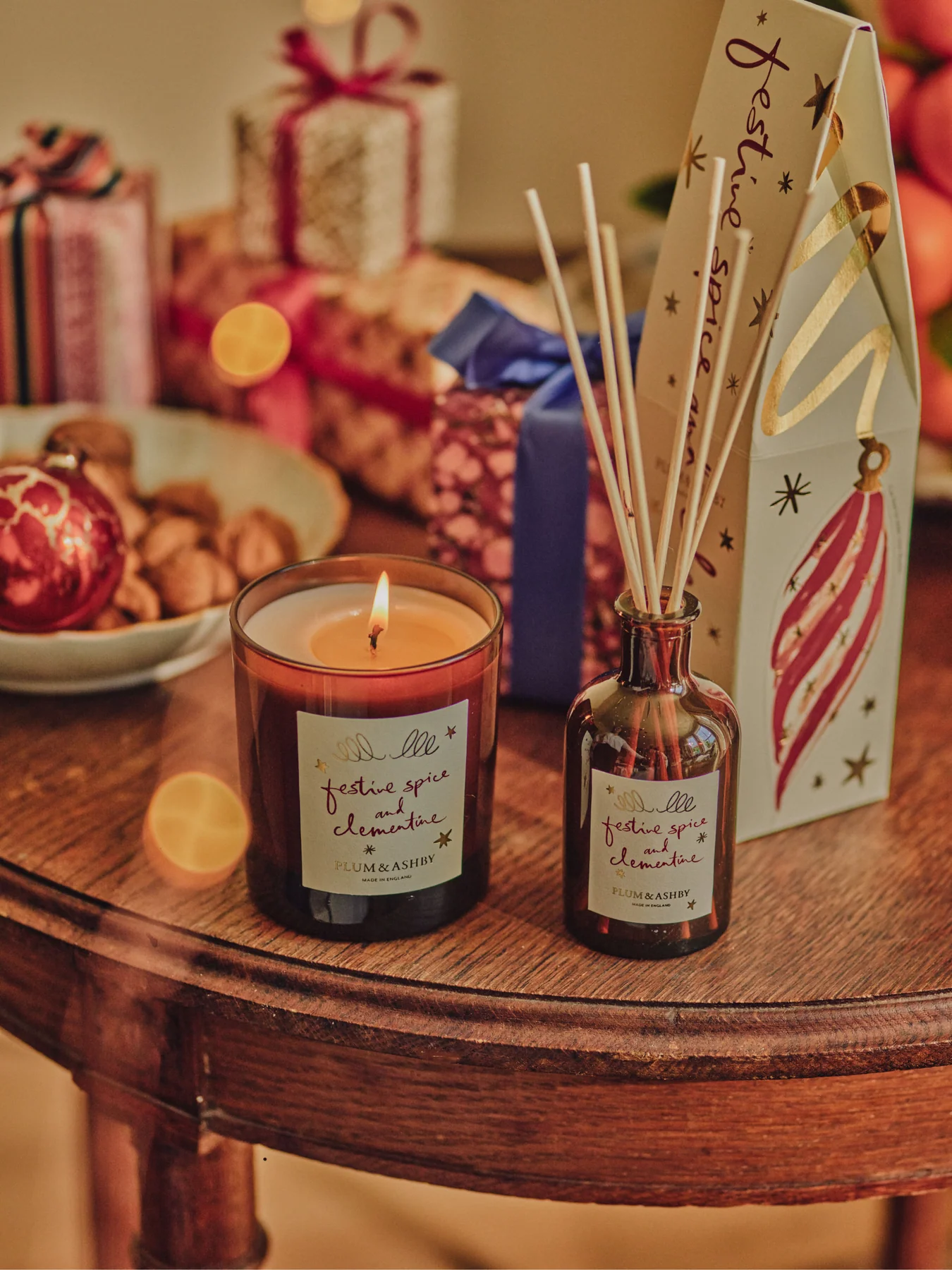 Plum and Ashby Festive Spice and Clementine Diffuser - Image 2