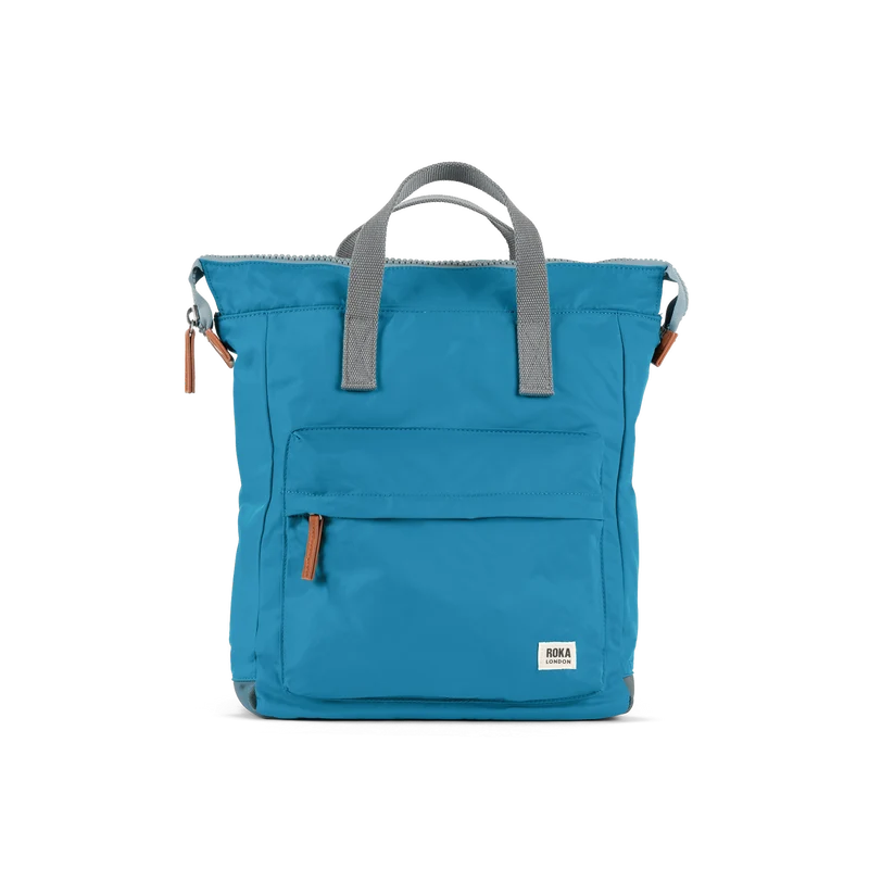 Roka Bantry B Recycled Nylon Backpack Medium in Marine - Image 2