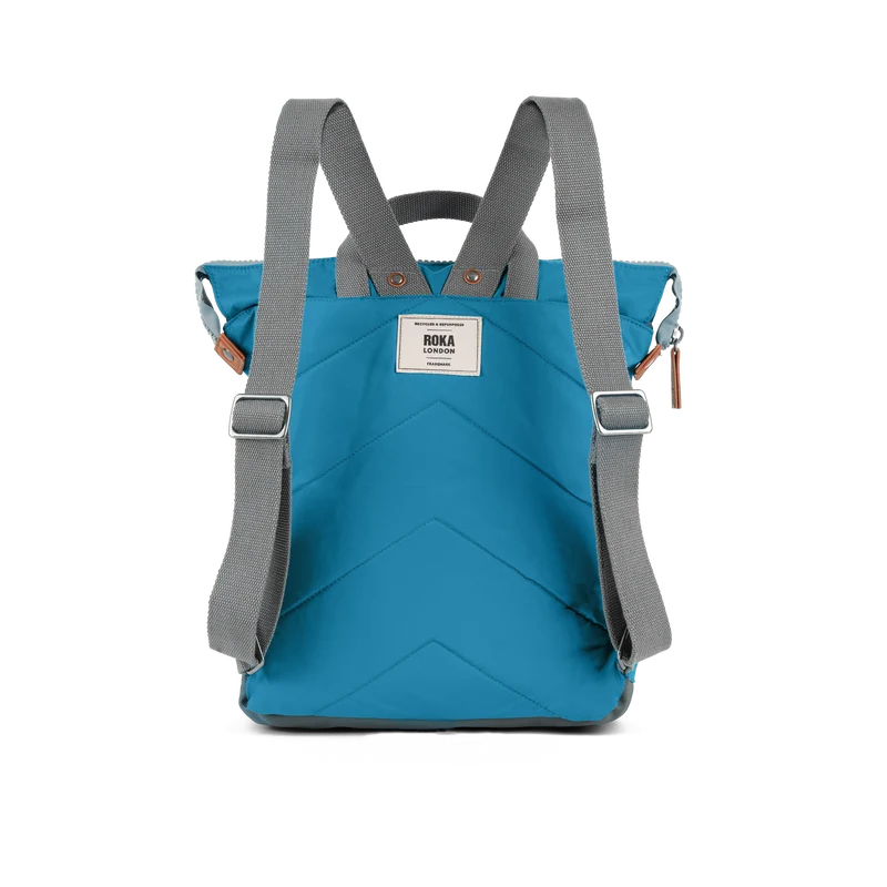 Roka Bantry B Recycled Nylon Backpack Medium in Marine - Image 3