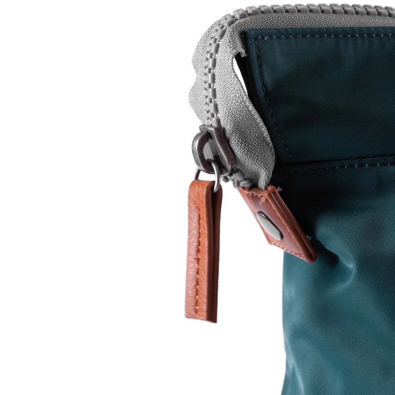 Roka Bantry B Recycled Nylon Backpack Medium in Teal - Image 5